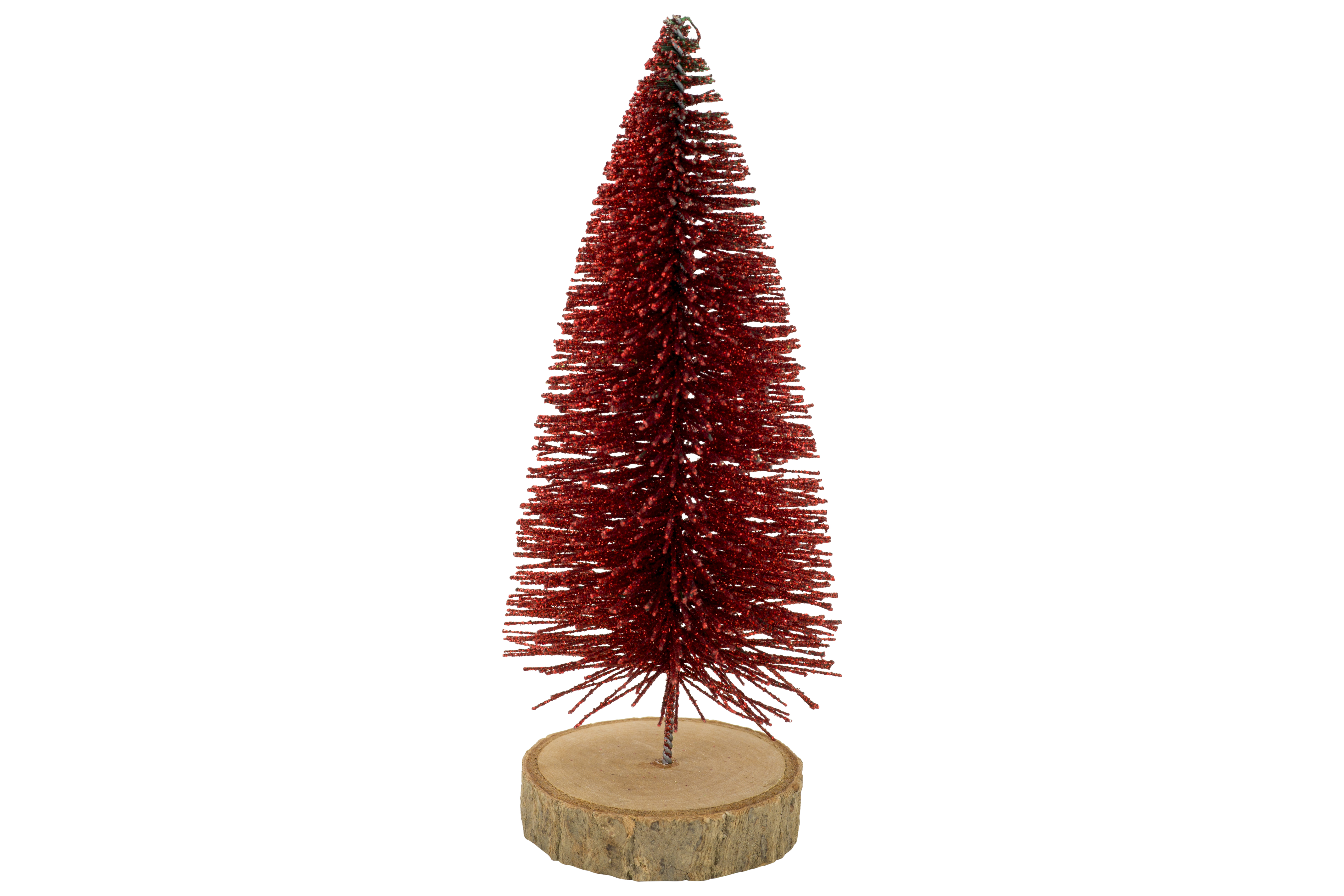 openbaring Verplaatsing Geneigd zijn Kerstboom Glitter Wood Base Rood 6X6XH15cm Kunststof kopen ? XXLhandel.nl
